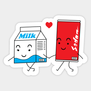 Soda Milk Sticker